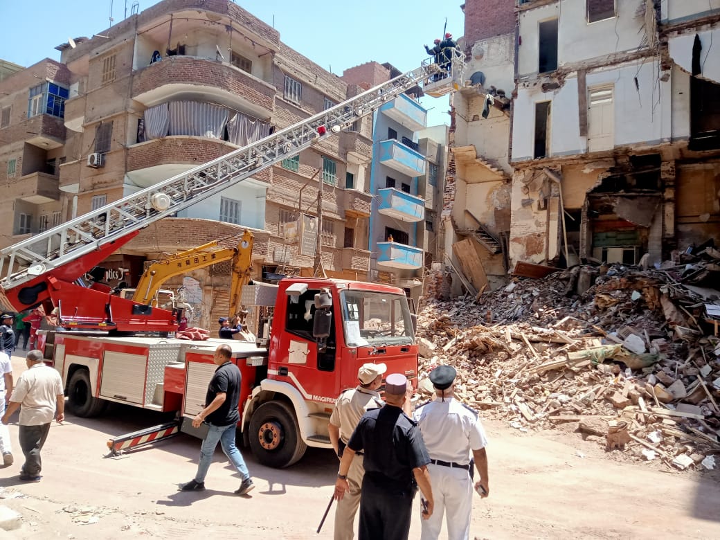 المنزل المنهار في المنوفية 