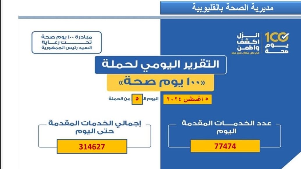 مبادرة 100 يوم صحة 