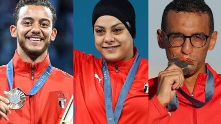 أبطال مصر في أولمبياد باريس 2024