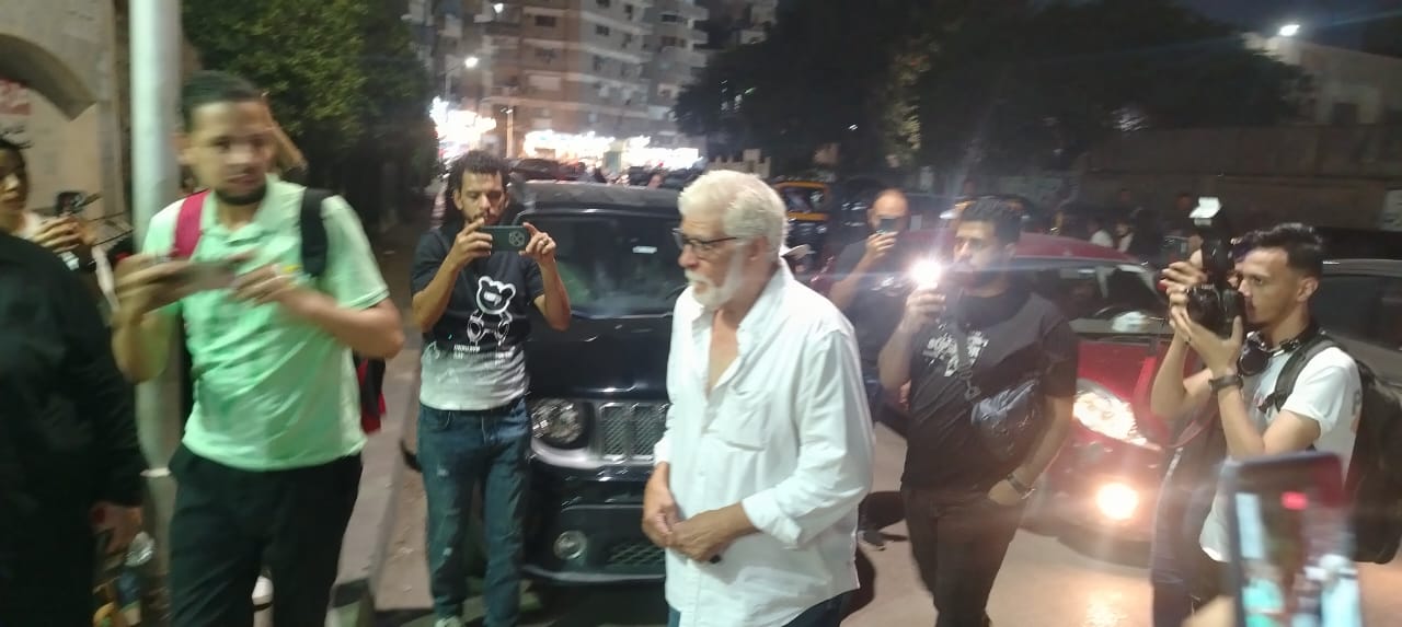 عزاء والد زوجة الفنان إيهاب فهمى