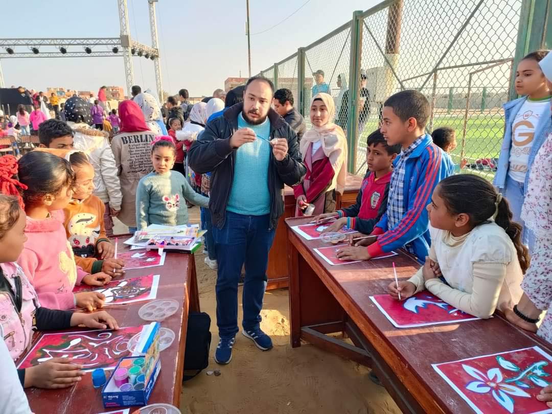 دعم مبادرة حياة كريمة لمواهب الأطفال بالقرى