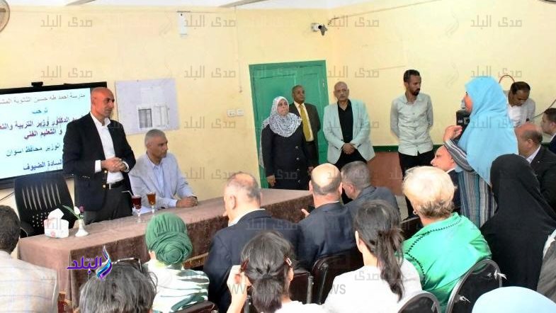 وزير التربية والتعليم في أسوان اليوم