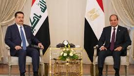الرئيس السيسي ورئيس الوزراء العراقي