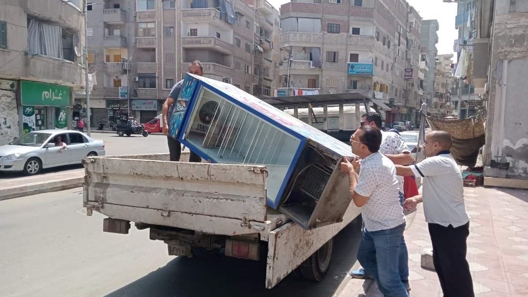 رفع الإشغالات بالبحيرة