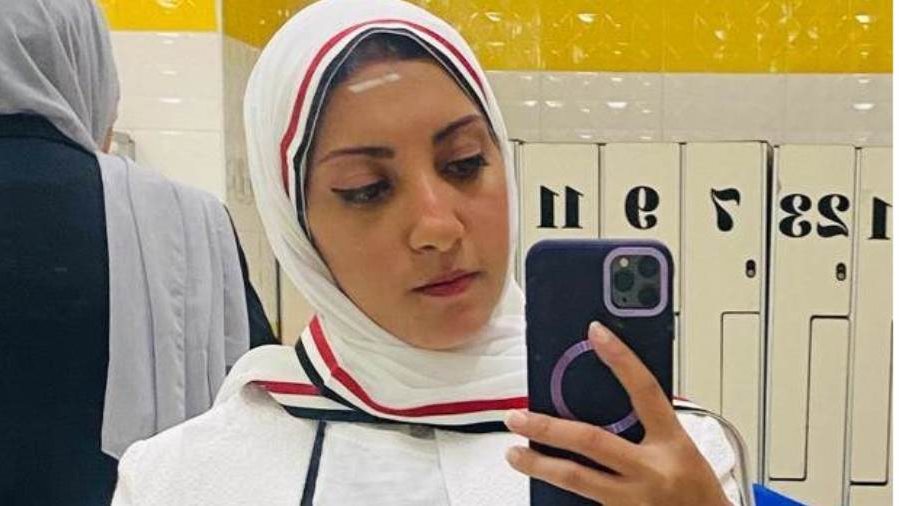 اللاعبة مروة عبد العال، بطلة منتخب مصر في التجديف البارالمبي