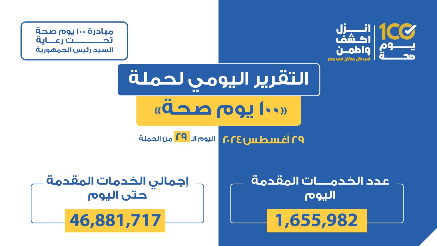 حملة «100 يوم صحة» 