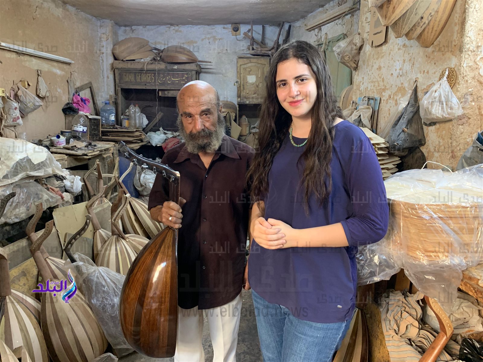 مراسلة صدى البلد اوركيد سامي وعم عادل نوفل