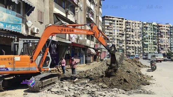 بداية من شارع نهضة مصر و حتى مديرية الاسكان رفع كفاءة عبور 