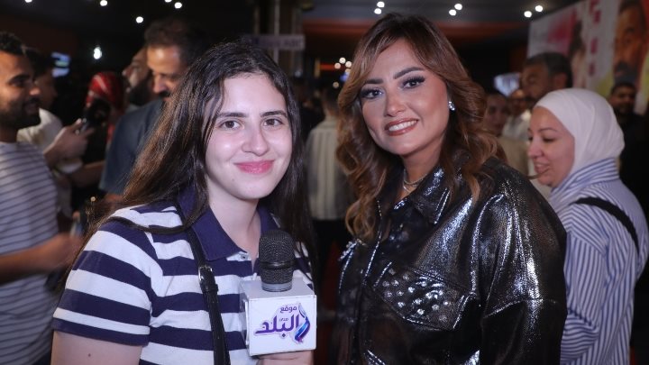 الفنانة بشري مع مرسلة صدي البلد أوركيد سامي 