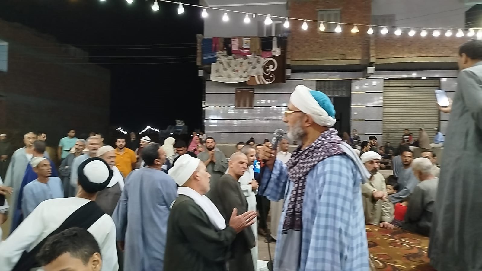 المداح احمد سلام في احياء الليلة الختامية 