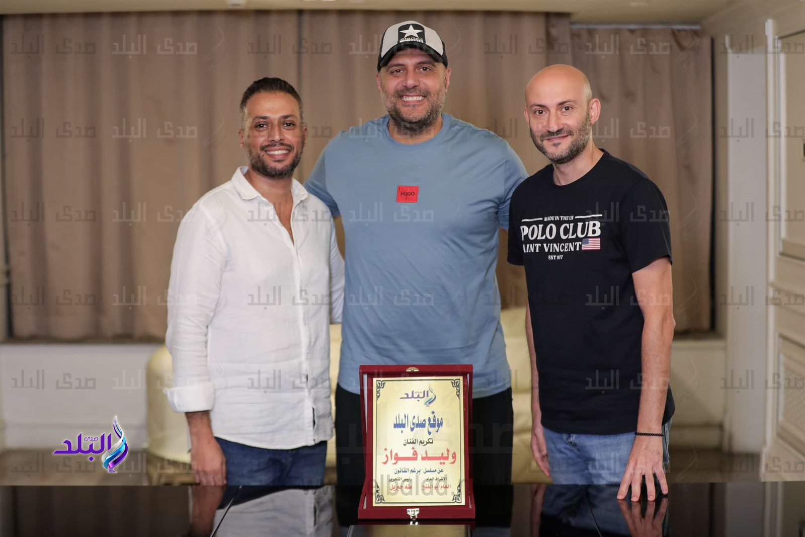 تكريم الفنان وليد فواز فى صدي البلد (6)