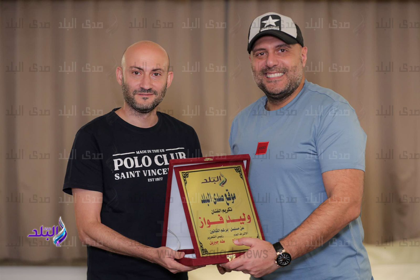 تكريم الفنان وليد فواز فى صدي البلد