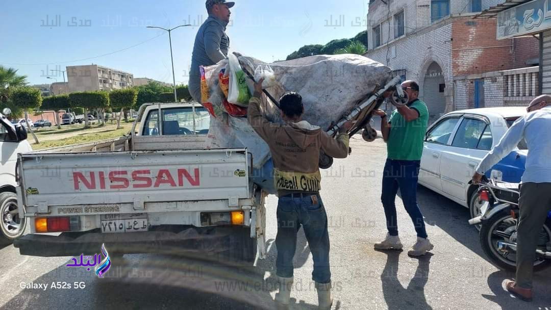 رئيس مدينة بورفؤاد : استمرار حملات مجابهة ظاهرة فارزي القمام