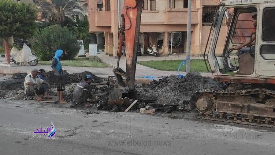 رئيس مدينة بورفؤاد يوجه بسرعة أعمال إعادة الشيء لأصله حرصاً 