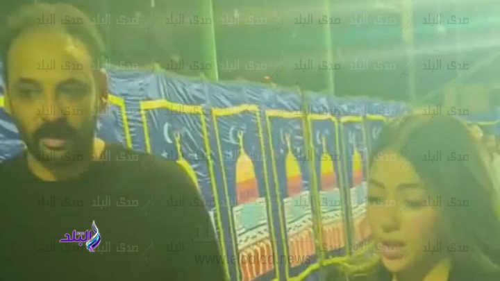 الفنان أحمد محارب و الفنانة سارة سلامة