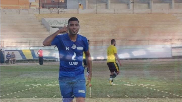 اللاعب محمد شوقى مدافع كفرالشيخ 