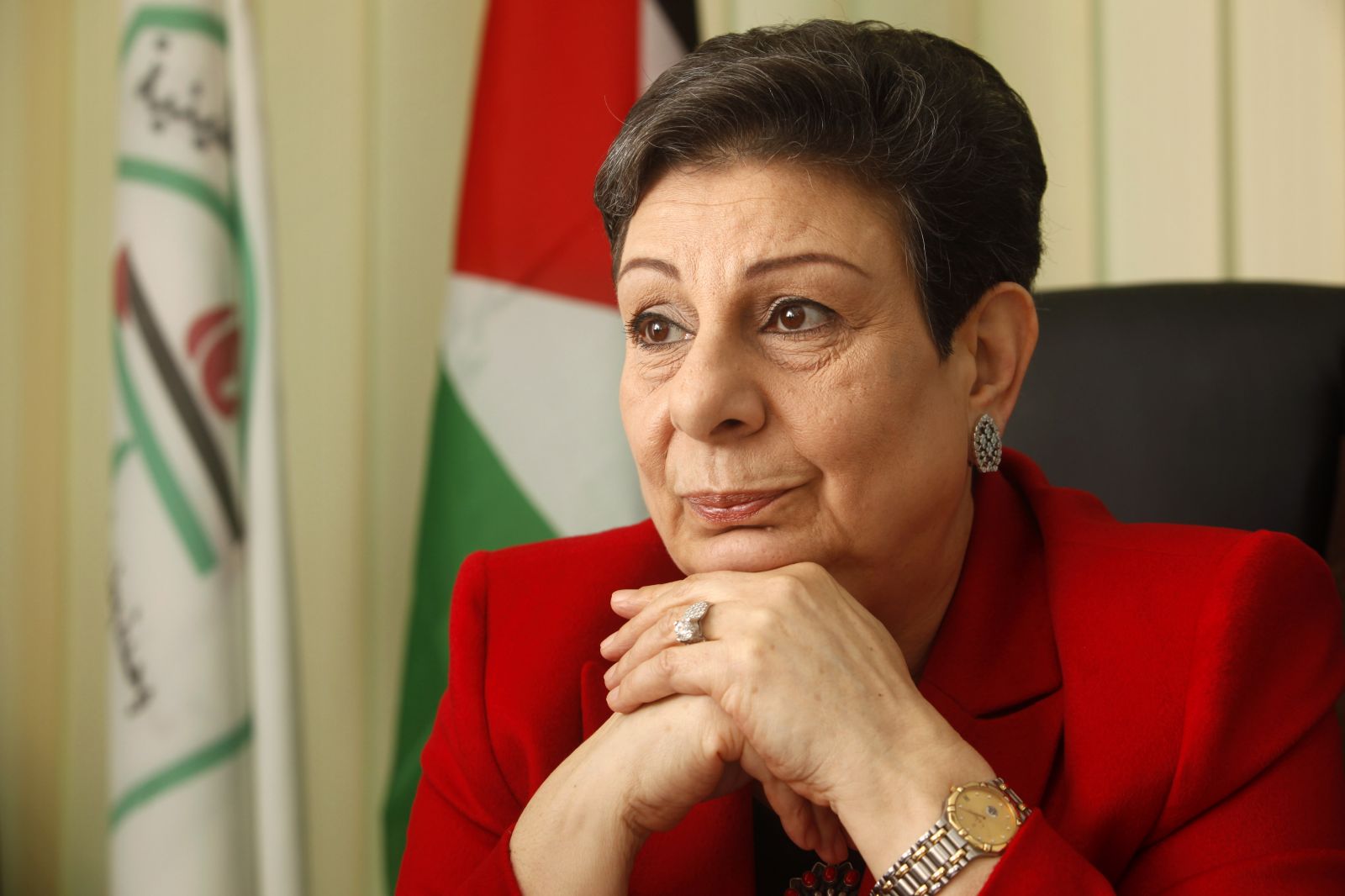 عضو اللجنة التنفيذية لمنظمة التحرير حنان عشراوي عضو اللجنة التنفيذية لمنظمة التحرير حنان عشراوي