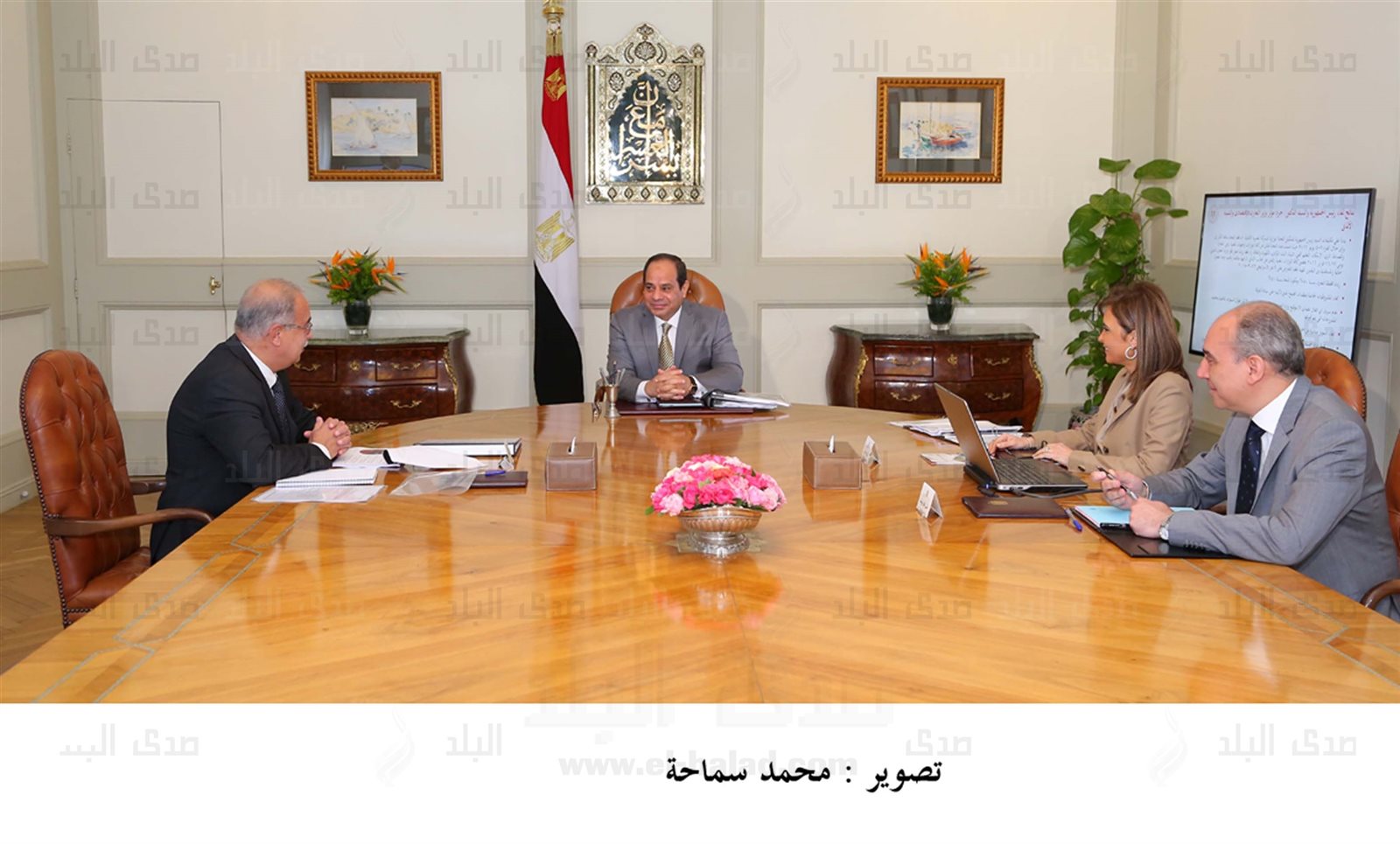 السيسي واسماعيل ونصر وعلاء يوسف