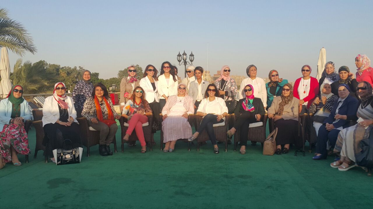  إفطار جماعي للاتحاد العربي للمرأة المتخصصة على ضفاف النيل 