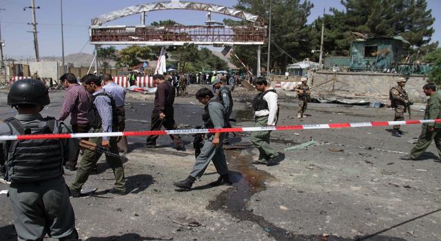 جثامين ضحايا تفجير كابول الانتحاري