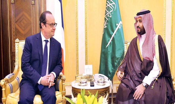  أولاند يبحث مع ولي ولي العهد السعودي