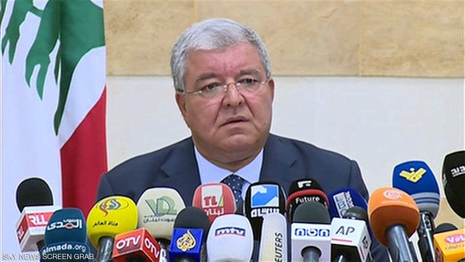  وزير الداخلية اللبناني نهاد المشنوق
