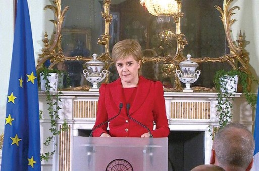 رئيسة وزراء اسكتلندا نيكولا ستيرجن