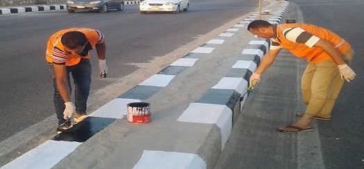 طلاء أرصفة طلاء أرصفة
