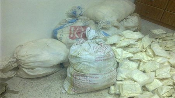 ضبط كمية كبيرة من مخدر الهيروين
