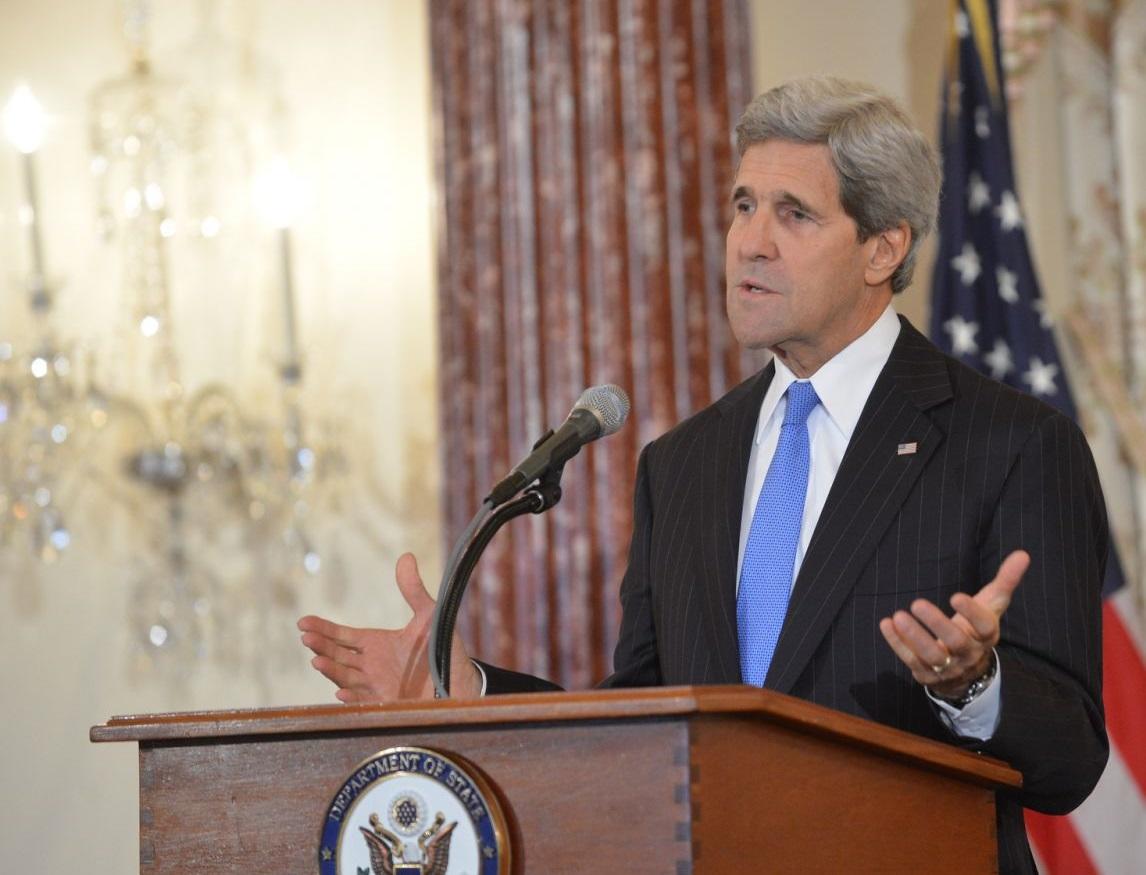  وزير الخارجية الأمريكي جون كيري