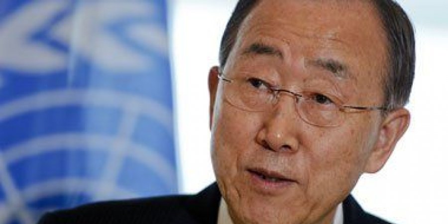 الأمين العام للأمم المتحدة بان جي مون  الأمين العام للأمم المتحدة بان جي مون