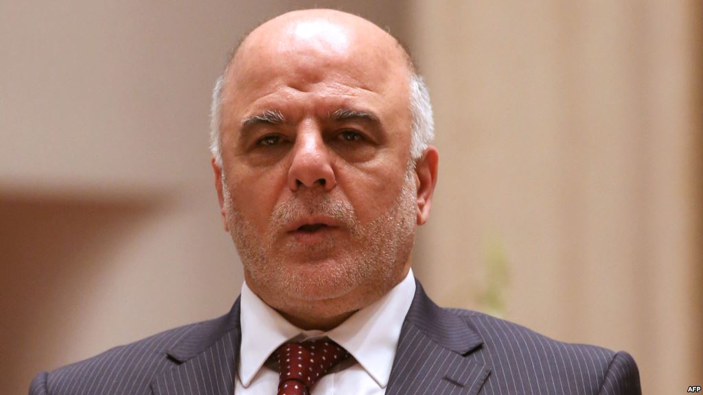 القائد العام للقوات المسلحة رئيس الوزراء العراقي حيدر العبا القائد العام للقوات المسلحة رئيس الوزراء العراقي حيدر العبا