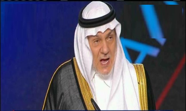  الأمير ترك الفيصل رئيس الإستخبارات السعودية السابق،