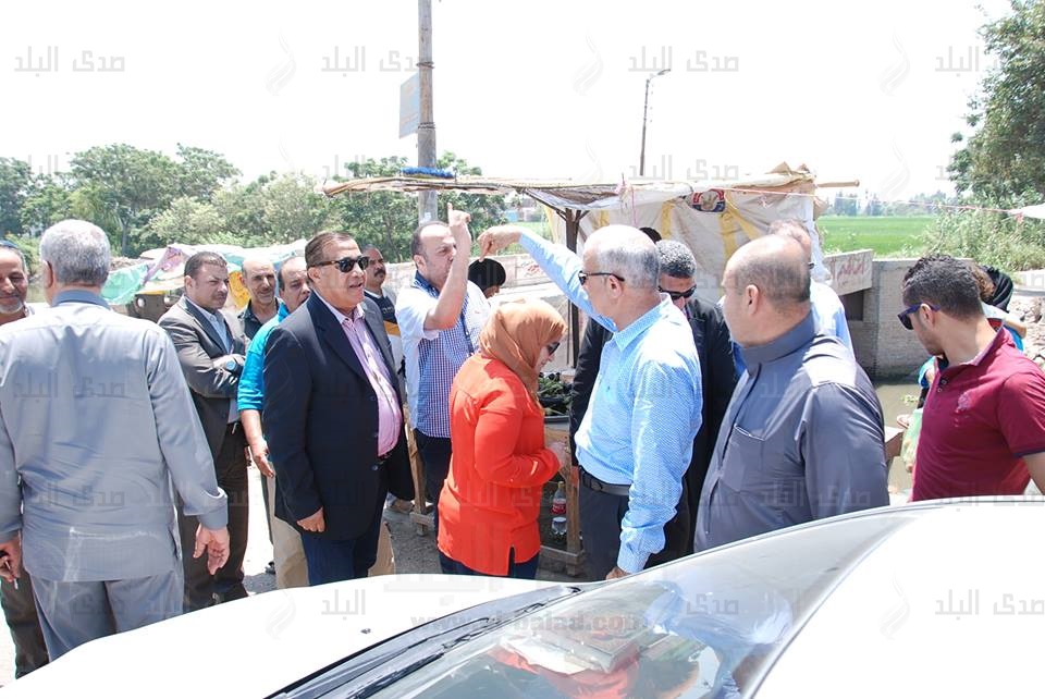 معاينة طريق"الحسينية –فاقوس"