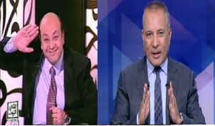 الإعلامي أحمد موسى بالشكر وعمرو أديب