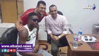  الجابوني ماليك إيفونا لاعب النادي الاهلى
