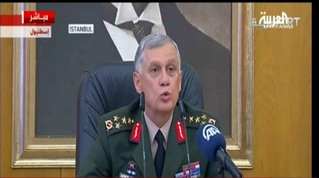 الجنرال أوميت دوندار رئيس هيئة الاركان التركية بالوكالة