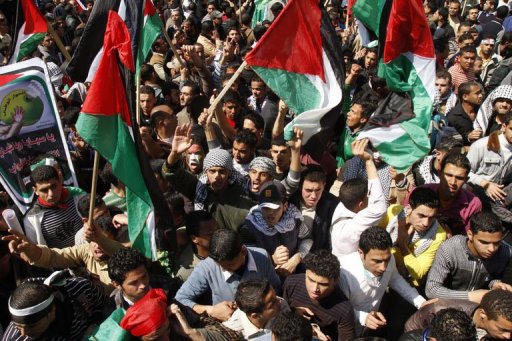 مظاهرة فلسطينية مظاهرة فلسطينية