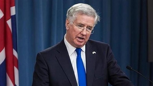  وزير الدفاع البريطاني مايكل فالون