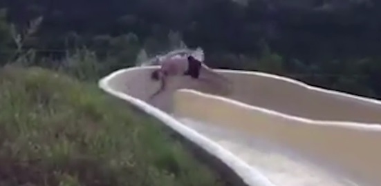 رجل يسقط على جرف صخري رجل يسقط على جرف صخري