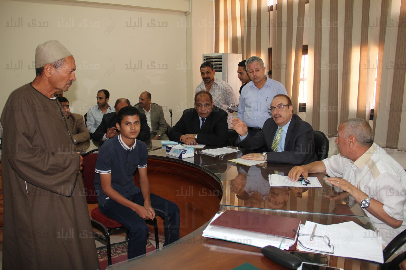 مساعدات لــ16 حالة انسانية ببني سويف