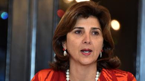 وزيرة الخارجية الكولومبية ماريا أنجيلا هولغوين وزيرة الخارجية الكولومبية ماريا أنجيلا هولغوين