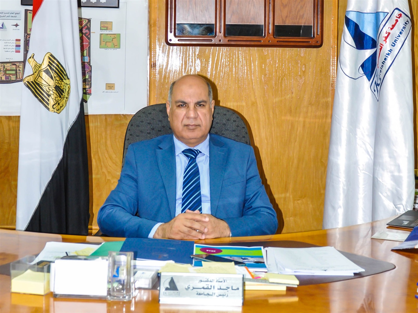الدكتور ماجد القمري رئيس جامعة كفرالشيخ