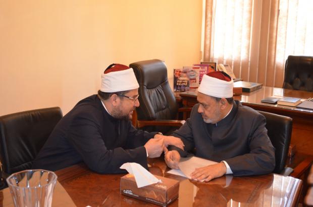 شيخ الأزهر ووزير الأوقاف