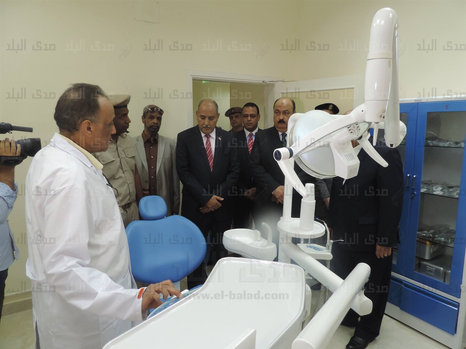 إفتتاح مبنى العيادات الطبية 