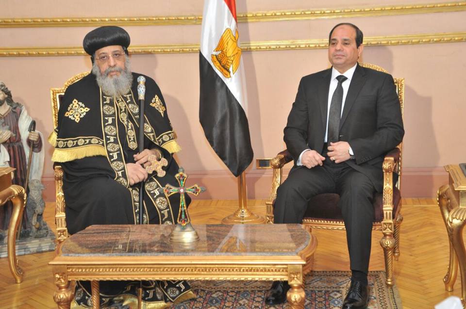 السيسي و البابا تواضروس السيسي و البابا تواضروس