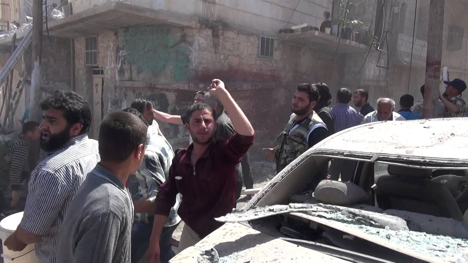 خروج المدنيين من حلب