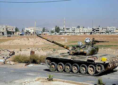 الجيش السوري يدمر مقرا لداعش