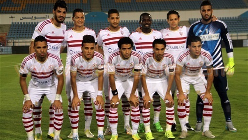  لاعبي الفريق الفريق الاول لكرة القدم بنادي الزمالك 