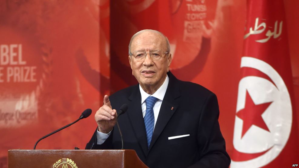  الرئيس التونسي الباجي قائد السبسي